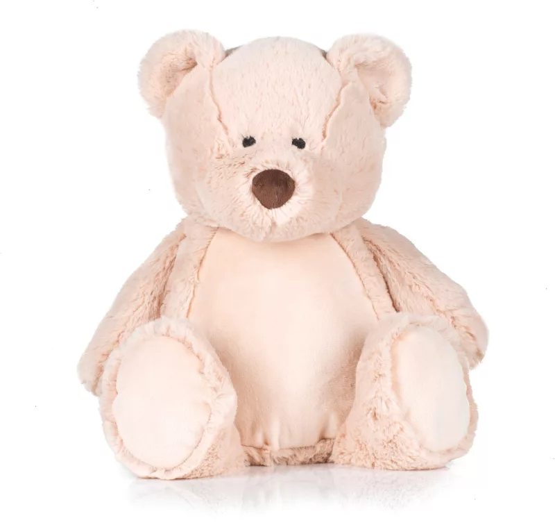 Peluche zippée Ours, Mid Brown