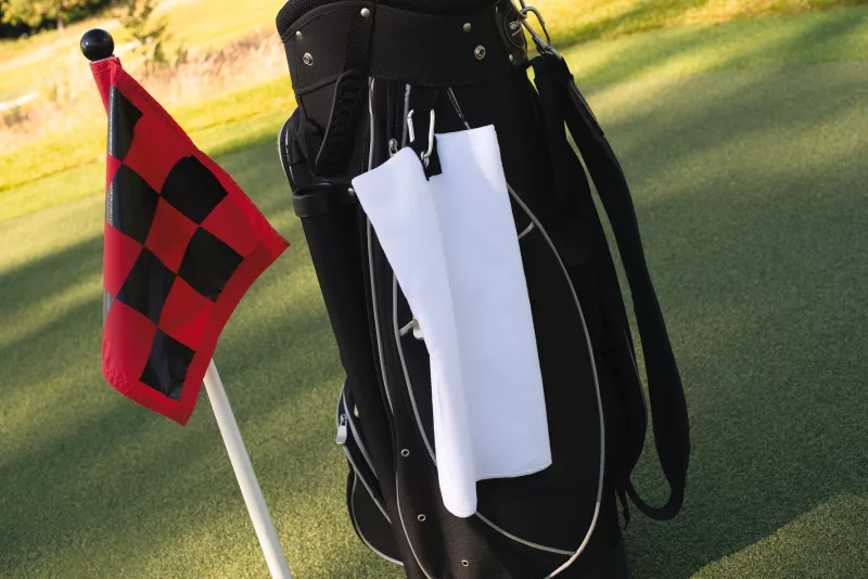 Mikrofaser-Golfhandtuch, Black